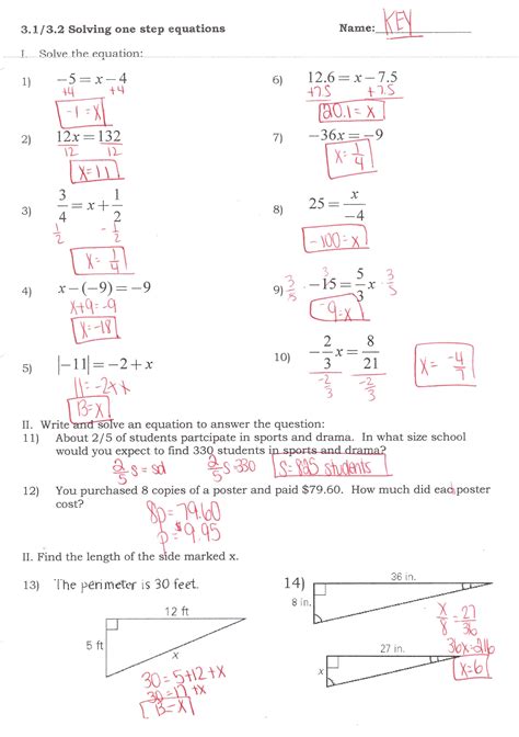 algebra worksheets and answers Kindle Editon