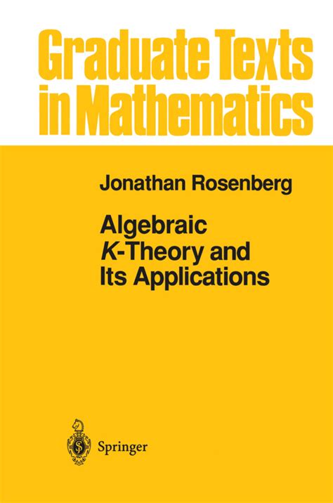 algebraic k theory and its applications algebraic k theory and its applications Reader