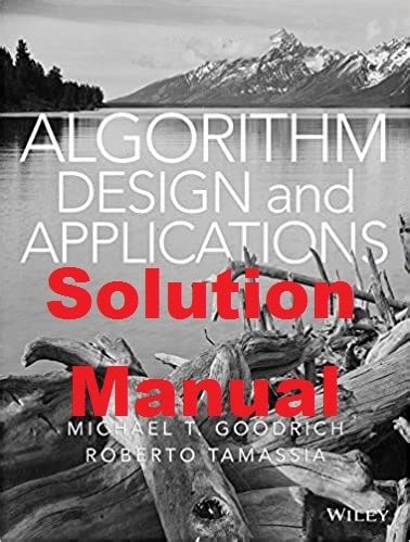 algorithm design goodrich solution manual Kindle Editon