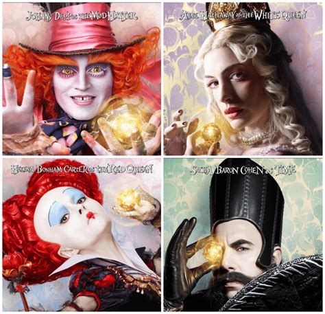 alice through the looking glass cast