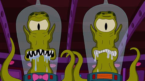 aliens in simpsons