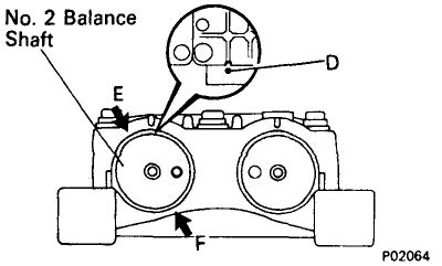 alignment marks on balance shaft on 2 2 camry Reader