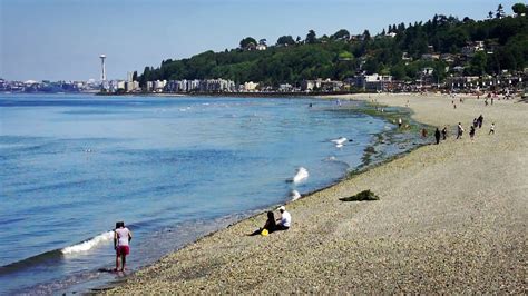 alki beach seattle washington