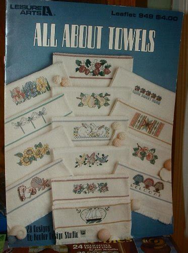 all about towels 29 counted cross stitch graphs by kooler design studio leisure arts leaflet 949 Epub