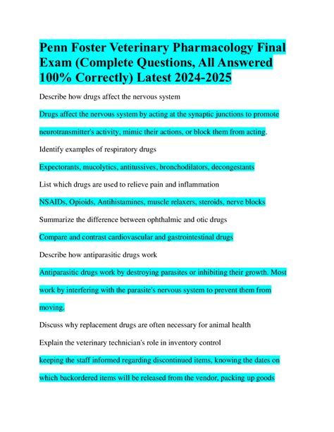 all penn foster exam answers Epub