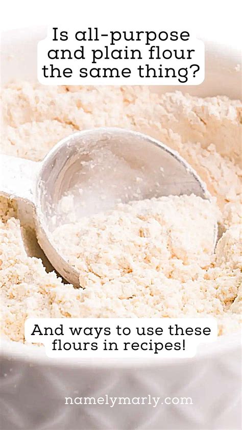 all purpose flour vs plain flour