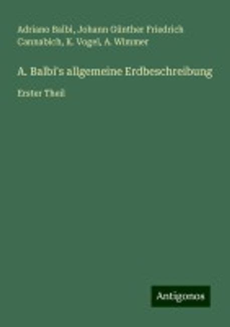 allgemeine erdbeschreibung german adriano balbi PDF