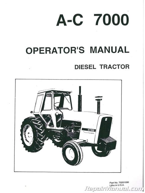 allis chalmers 7000 manual pdf Reader