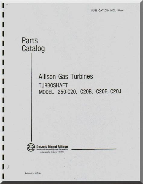 allison 250 operation manual pdf PDF