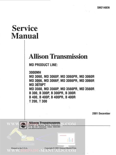 allison md3060 service manual Epub