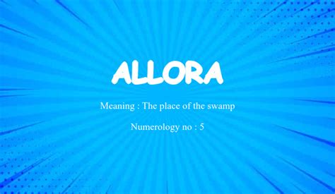 allora meaning