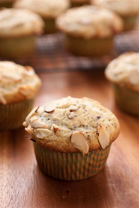 almond poppy seed muffins