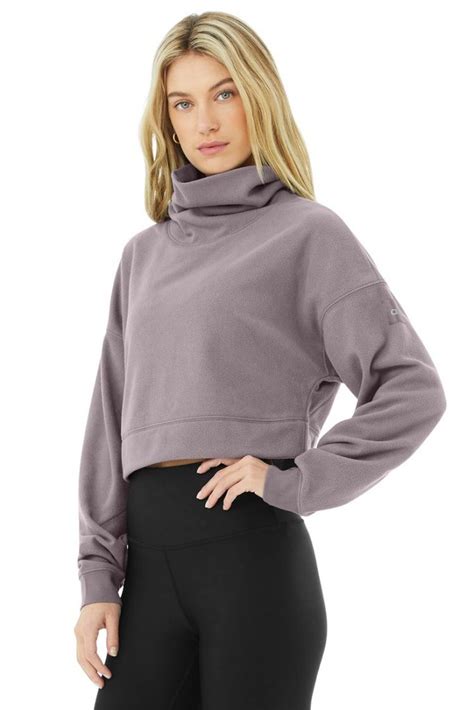 alo cropped sweatshirt