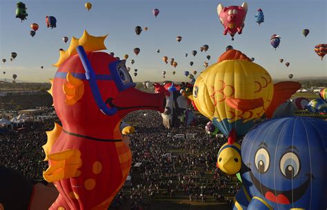 aloft at the albuquerque international balloon fiesta Reader