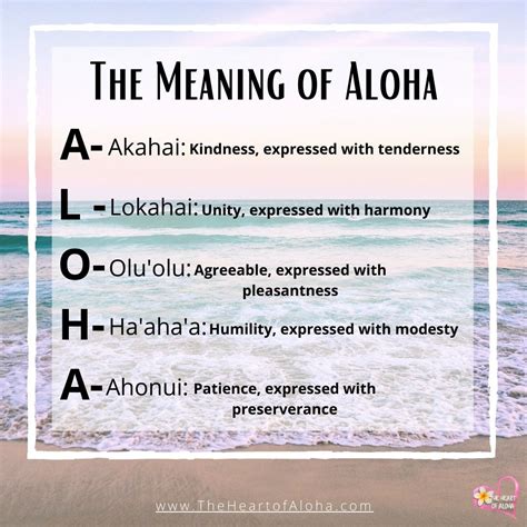 aloha 的意義