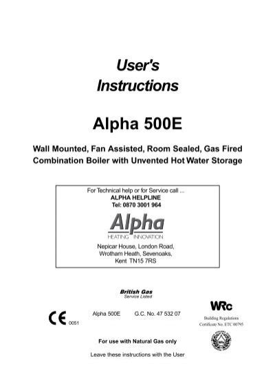 alpha boilers 500e exploded view user guide Reader