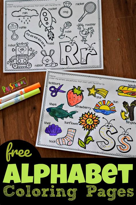 Alphabet Colouring Printables