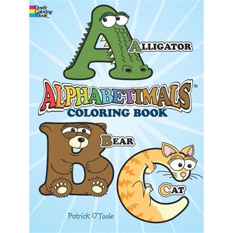 alphabetimals coloring book dover coloring books Reader