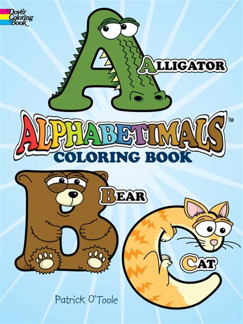 alphabetimals coloring book dover coloring books Reader