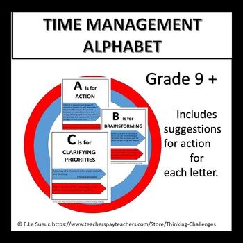 alphabets of time management alphabets of time management Reader