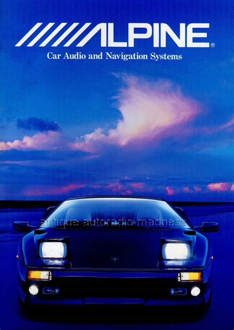 Alpine Car Audio Catalogue