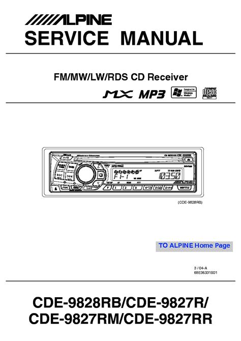 alpine cda 9827 manual pdf Doc