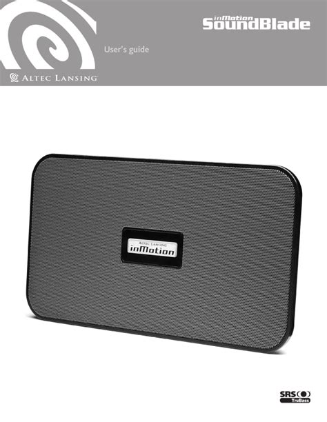 altec lansing inmotion imt525 manual Epub