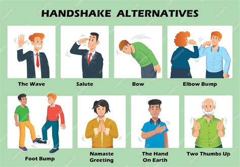 alternative to a handshake nyt