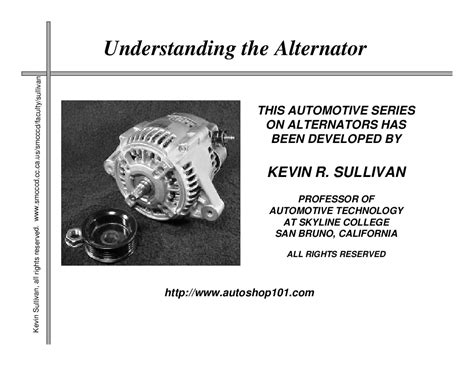 alternator service manual apra Reader