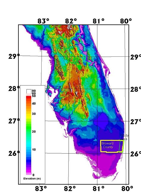 altitude of orlando florida