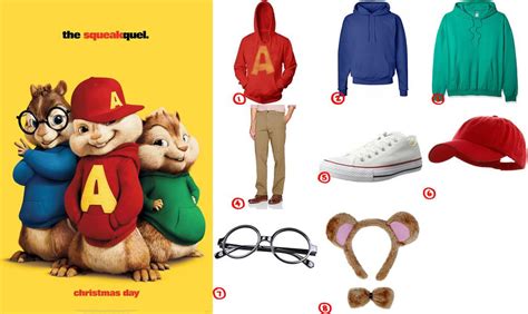 alvin and chipmunks costume