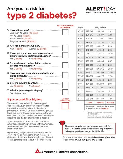 am i at risk for diabetes quiz