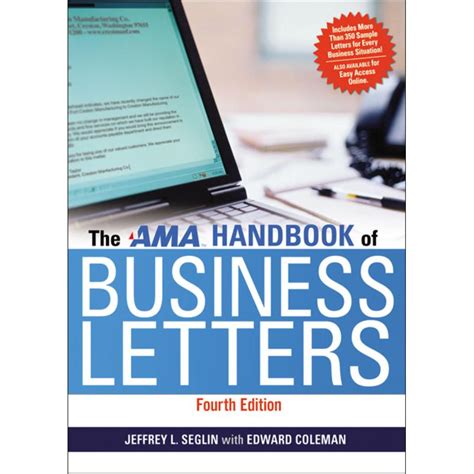 ama handbook of business letters 4rth edition Reader