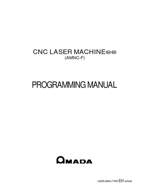 amada laser installation manual pdf Reader