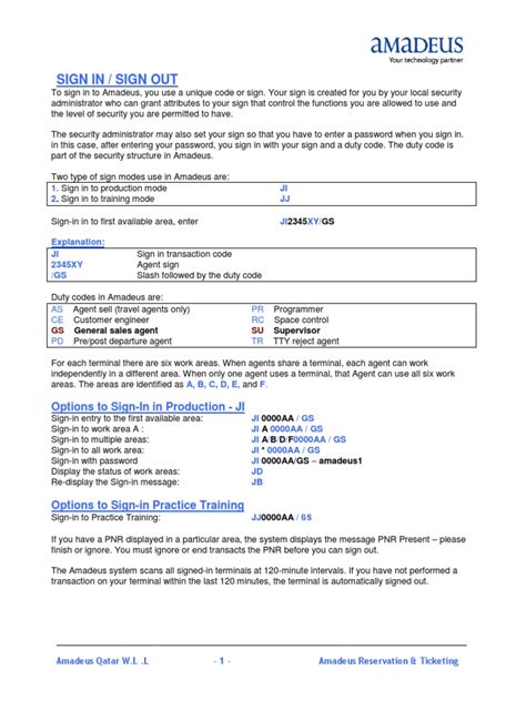 amadeus basic training manual Epub