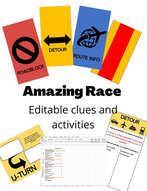 amazing race blank clue cards Ebook PDF