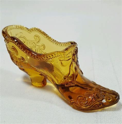 amber glass shoe