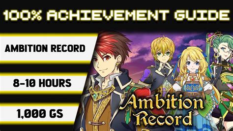 Ambition Record Walkthrough