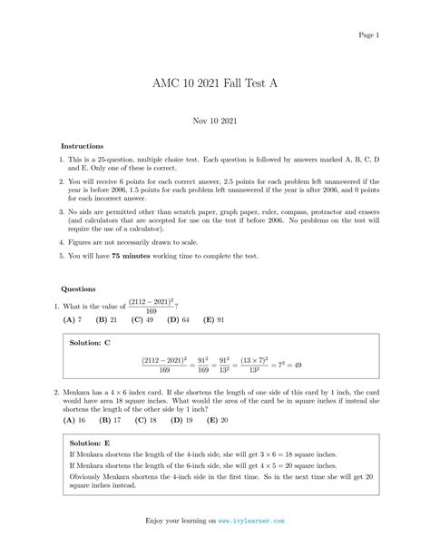 amc 10 tests