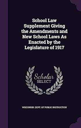 amendments school laws regulations supplement Epub