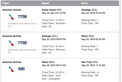 american airlines itinerary Epub
