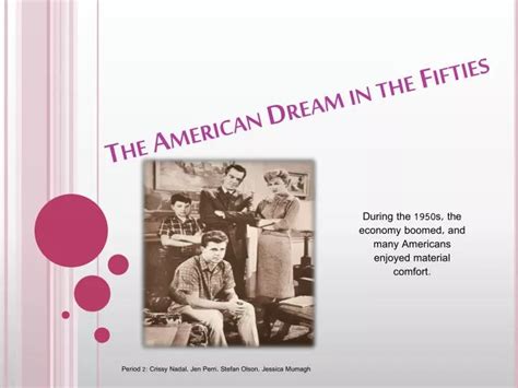 american dream in the fifties answers Kindle Editon