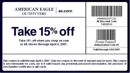american eagle coupon Reader