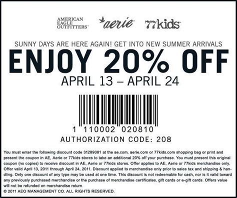 american eagle coupons Reader