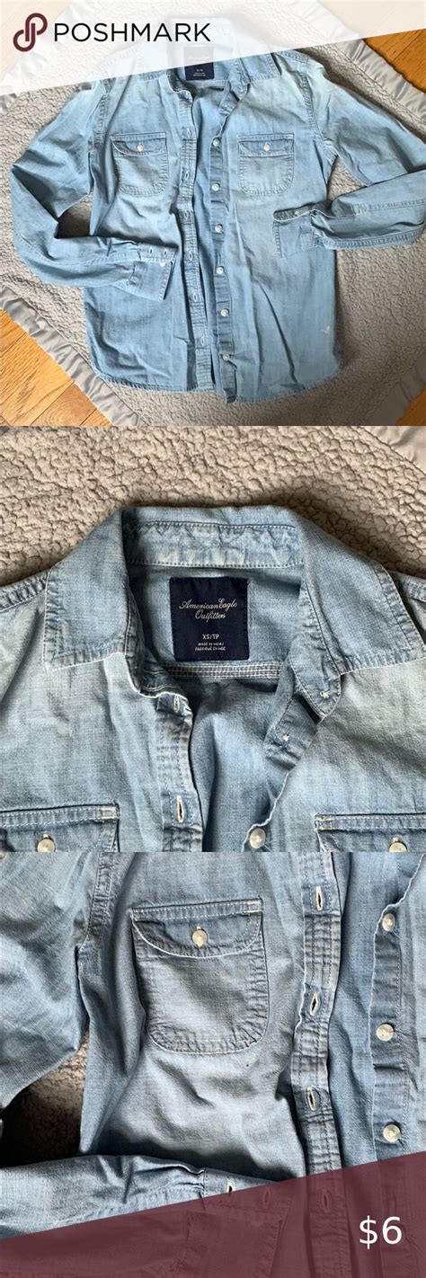 american eagle denim shirt Kindle Editon