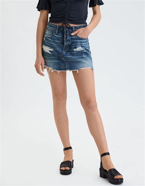 american eagle denim skirt Doc