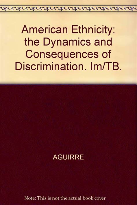 american ethnicity the dynamics and consequences of discrimination Epub