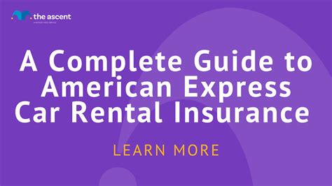 american express car rental insurance Epub