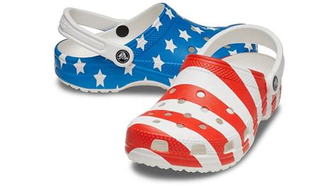 american flag crocs