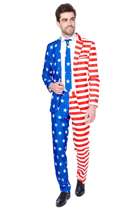 american flag suit